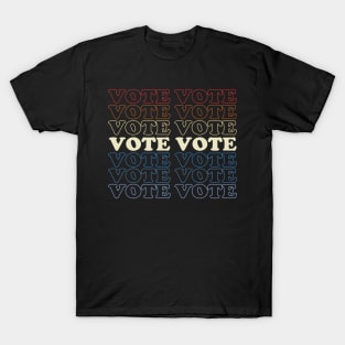 Vote Shirt Women Men Retro Vintage Election 2020 Voter T-Shirt